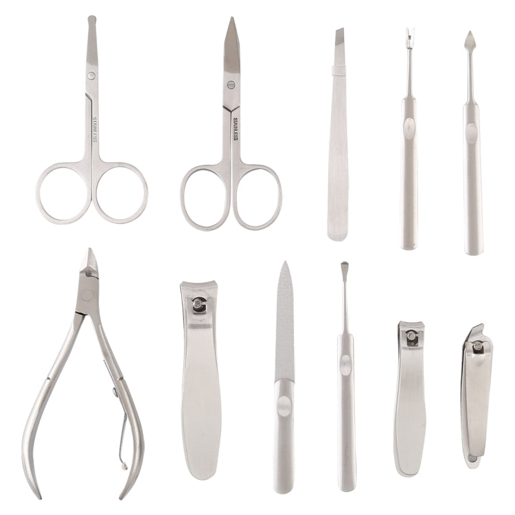 11 in 1 kit per manicure pedicure clipper per la cura delle unghie alla moda classica, 11 In 1