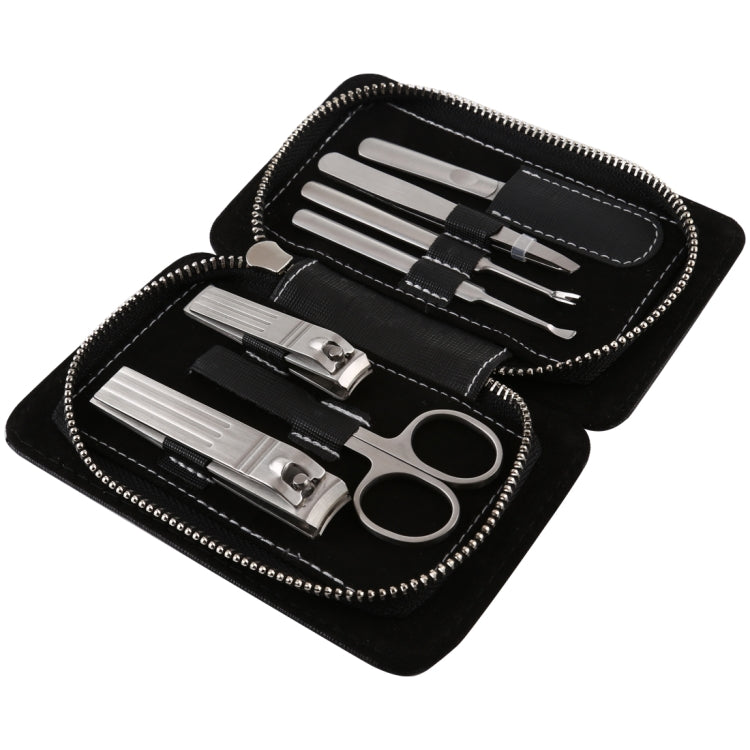 Kit manicure pedicure clipper per la cura delle unghie 7 in 1 alla moda classica, 7 In 1