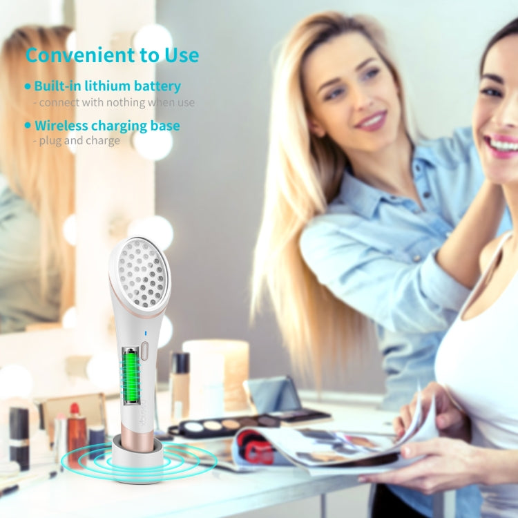 Dispositivo trattamento acne con luce blu e rossa ricaricabile