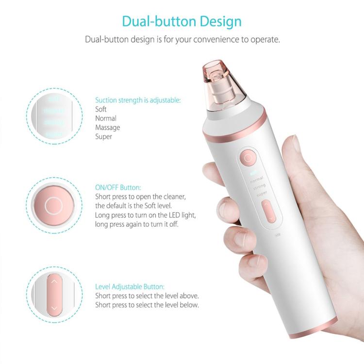 Detergente pori multifunzione con 4 sonde e ricarica wireless