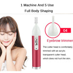 Kit rasoio elettrico 5 in 1 per sopracciglia e naso donna