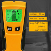 TH210 3 in 1 Wall Metal Detector for Voltage and Cable with Metal Detection Function, TH210