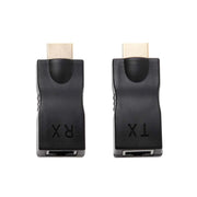 Adattatore extender da HDMI a RJ45 (ricevitore e trasmettitore) con cavo Cat-5e/6, supporto HDCP, distanza di trasmissione: 30 m, Single RJ45 Black