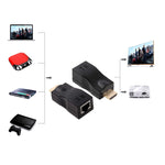 Adattatore Extender HDMI a RJ45 con cavo Cat-5e/6 30m