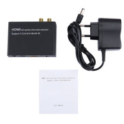 Splitter HDMI 1x2 con estrattore audio, supporto 5.1CH/2CH, 4Kx2K, 3D, 4Kx2K with Audio Extractor