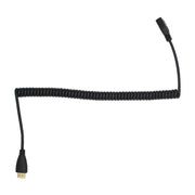 Cavo adattatore a spirale retrattile HDMI 19 pin maschio a HDMI 19 pin femmina, cavo a spirale estensibile fino a 1,5 m, HDMI AM to AF