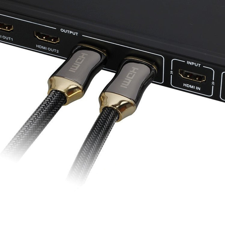 Cavo connettore HDMI 2.0 ad alta velocità HDMI 19 pin maschio a HDMI 19 pin maschio con corpo in metallo da 3 m, Length: 3m