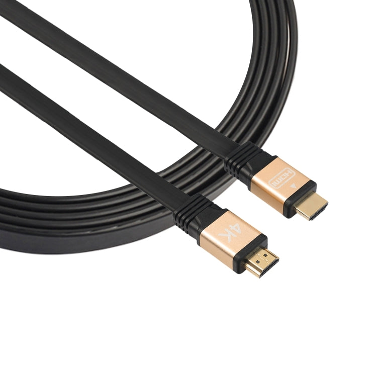 Connettori placcati oro HDMI 2.0 (4K) 30AWG ad alta velocità da 18 Gbps da 1 m Cavo piatto HDMI maschio a HDMI maschio, Length: 1m