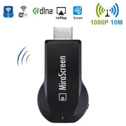 MiraScreen WiFi Display Dongle / Miracast Airplay DLNA Display Receiver Dongle 2 in 1 USB Cable Wireless Screen Mirroring Device
