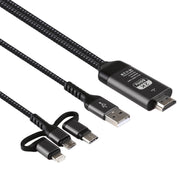 Cavo Micro USB 3 in 1 a HDMI 1080P