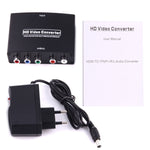 Convertitore adattatore video e audio R/L da HDMI a YPbPr HD 1080P, HDMI to YPbPr+R/L