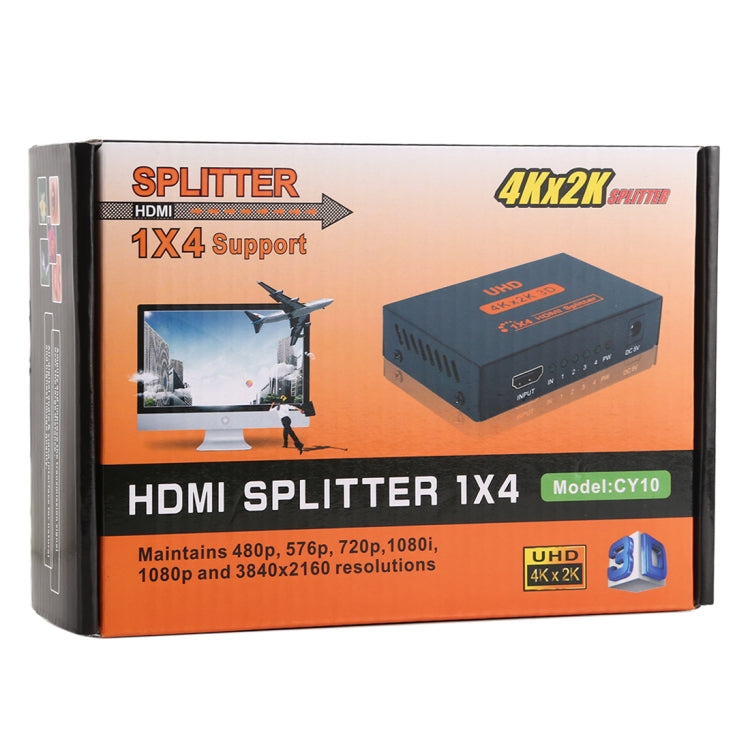 Sdoppiatore HDMI CY10 UHD 4K x 2K 3D 1 x 4, CY10