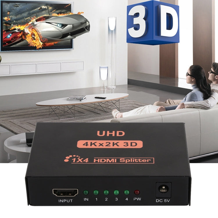 Sdoppiatore HDMI CY10 UHD 4K x 2K 3D 1 x 4, CY10