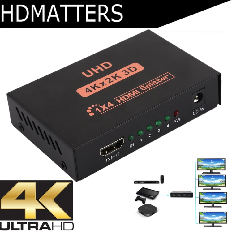 Sdoppiatore HDMI CY10 UHD 4K x 2K 3D 1 x 4, CY10