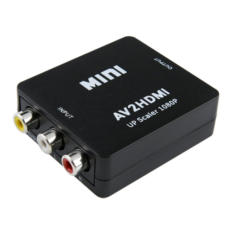 Howei HW-2105 Mini AV CVBS/L+R Adattatore convertitore audio a HDMI, supporto Scaler 1080P, HW-2105 AV to HDMI
