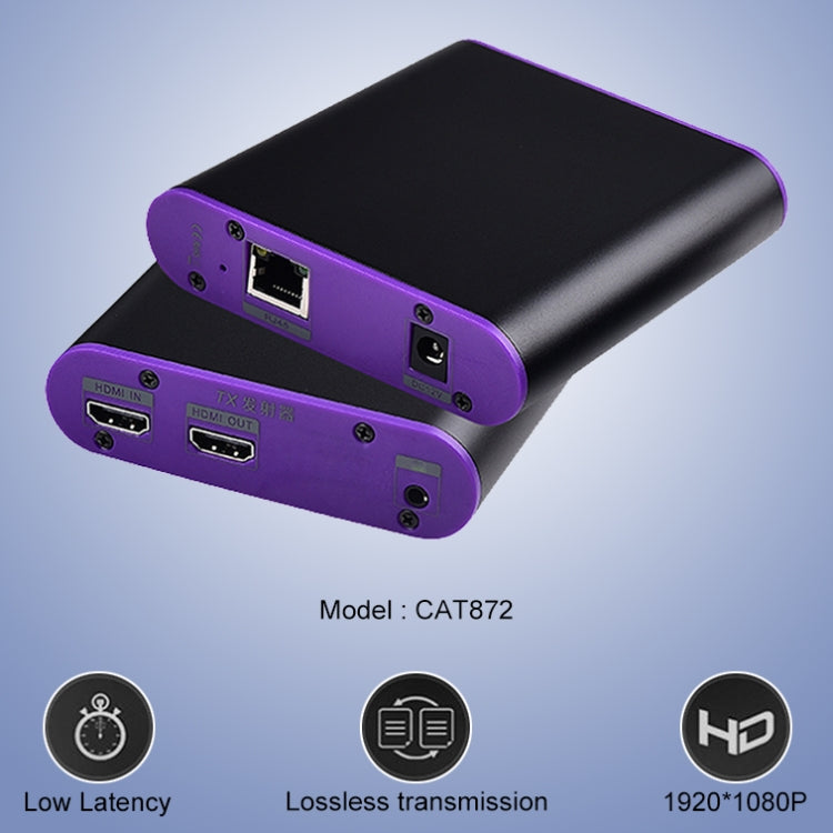Extender HDMI CAT872 su cavo CAT5e/CAT6, 200 m