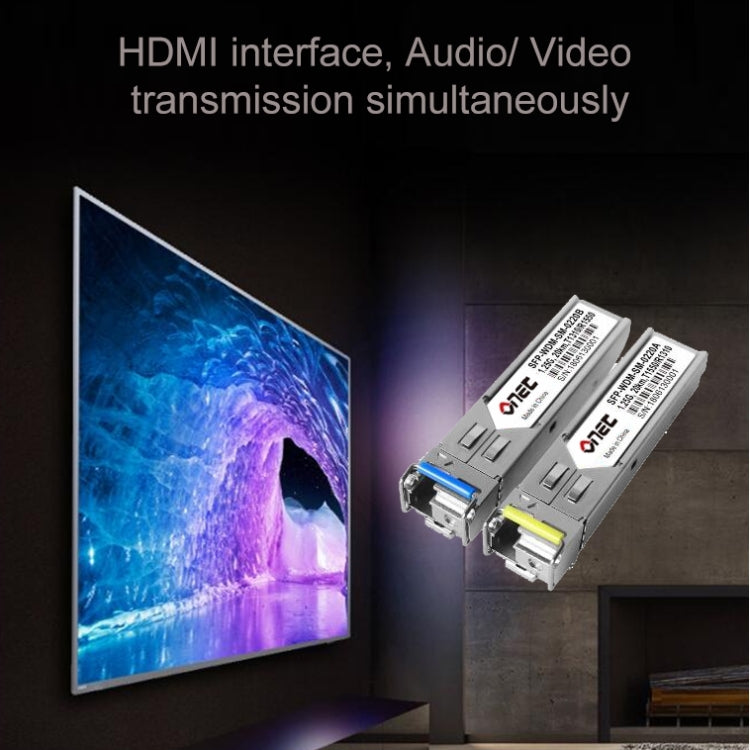 Extender HDMI fibra ottica con porta USB e funzione KVM