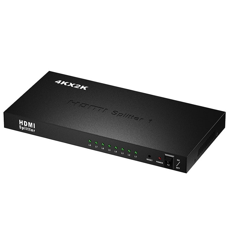 Splitter HDMI 1 x 8 Full HD 1080P con interruttore, supporto 3D e 4K x 2K