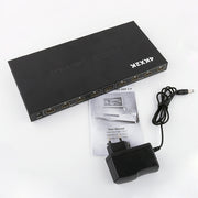 Splitter HDMI 1 x 8 Full HD 1080P con interruttore, supporto 3D e 4K x 2K