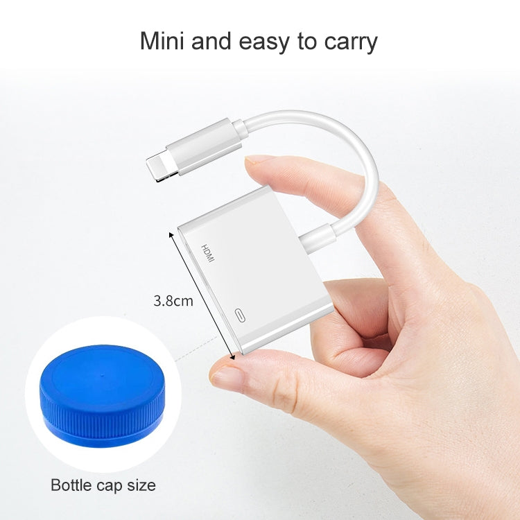 Cavo adattatore video per proiettore HDTV da 8 pin a HDMI per iPhone, For iPhone 8 Pin