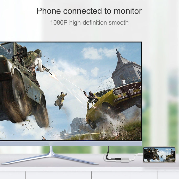 Cavo adattatore video per proiettore HDTV da 8 pin a HDMI per iPhone, For iPhone 8 Pin