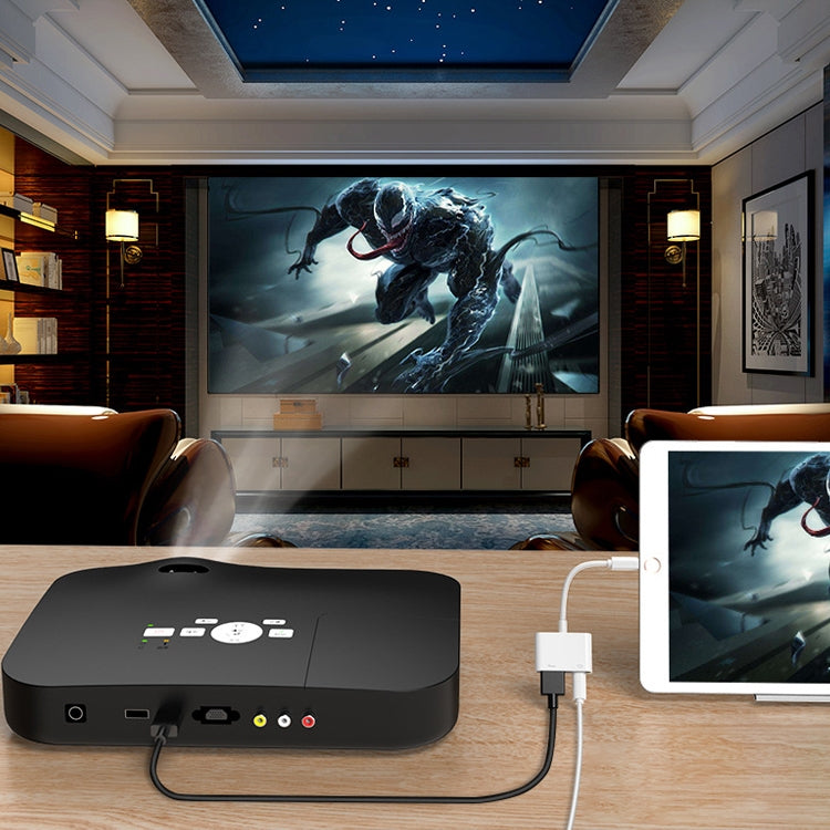 Cavo adattatore video per proiettore HDTV da 8 pin a HDMI per iPhone, For iPhone 8 Pin