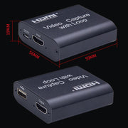 Acquisizione video HD 4K da USB 2.0 a HDMI con loop
