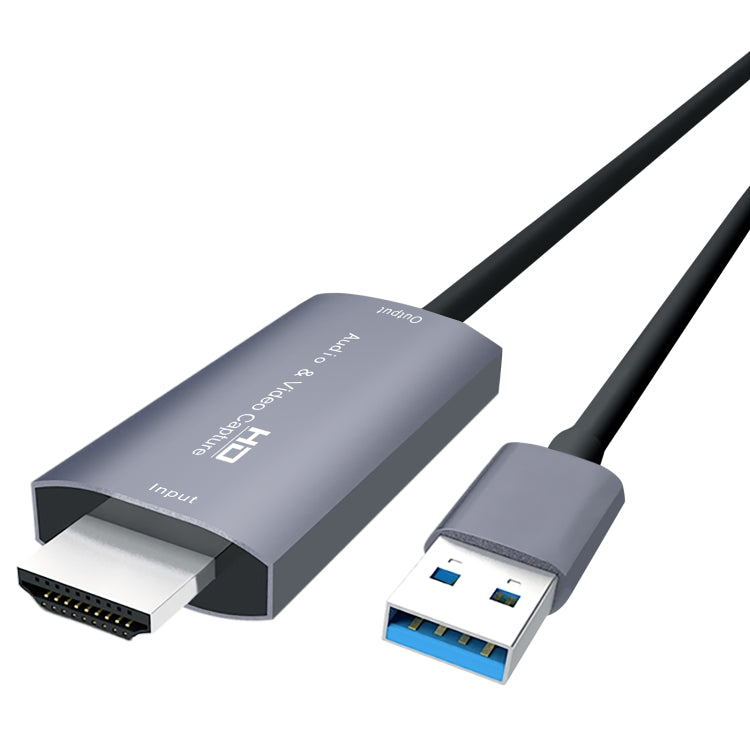 Z36 HD Video Capture Card HDMI Male to USB Male, Cable Length: 2m, HDMI to USB