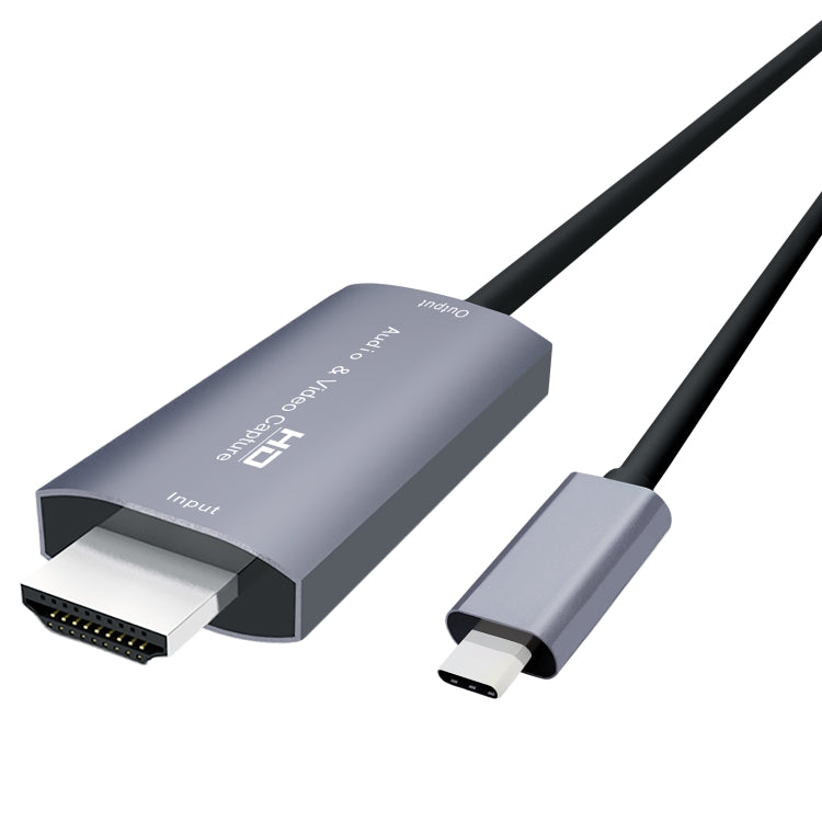 Scheda di acquisizione video HD Z36A da HDMI maschio a USB-C / Type-C maschio, lunghezza cavo: 2 m, HDIMI to Type-C