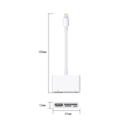 Adattatore 4 in 1 da 8 pin a HDMI per iPhone