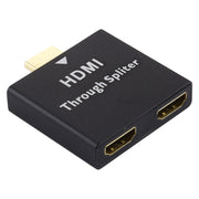 Splitter passante in lega di alluminio da 1 a 2 HDMI, HDMI Spliter