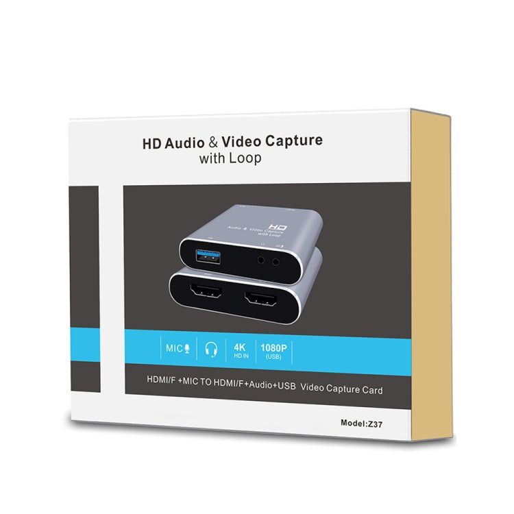 Scheda acquisizione video HDMI USB con microfono e loop HDMI