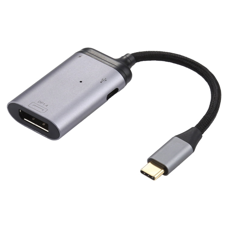 Cavo adattatore per sincronizzazione dati 4K da USB-C/Tipo-C a DisplayPort 1.4 + PD, Type-C to DP