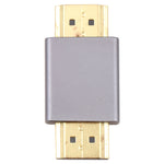 Adattatore HDMI maschio-maschio con testa placcata in oro (nero), HDMI Male to HDMI Male Grey, HDMI Male to HDMI Male Black