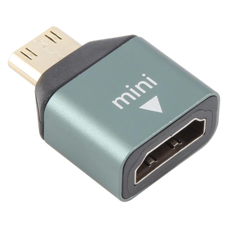 Adattatore per testa mini HDMI maschio a HDMI femmina placcato oro, Mini HDMI Male to HDMI Female