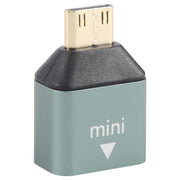 Adattatore per testa mini HDMI maschio a HDMI femmina placcato oro, Mini HDMI Male to HDMI Female