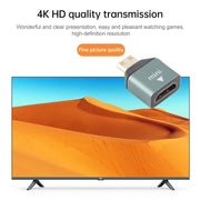 Adattatore per testa mini HDMI maschio a HDMI femmina placcato oro, Mini HDMI Male to HDMI Female