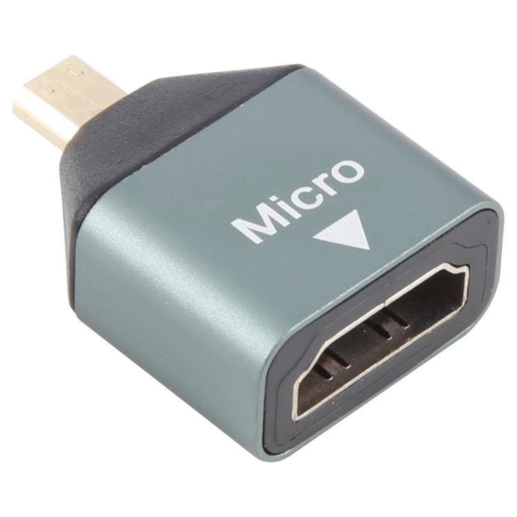 Adattatore per testa mini HDMI maschio a HDMI femmina placcato oro, Micro HDMI Male to HDMI Female