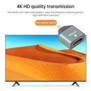 Adattatore per testa mini HDMI maschio a HDMI femmina placcato oro, Micro HDMI Male to HDMI Female