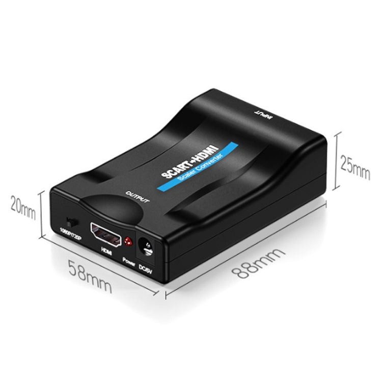 Convertitore HD da SCART a HDMI HDTV1080P, SCART to HDMI
