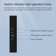 Measy SPH102 Splitter display simultaneo da 1 a 2 HDMI 1080P, presa americana, 1 to 2, US Plug