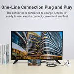 Cavo USB-C a HDMI 4K 1,8 m in lega di alluminio