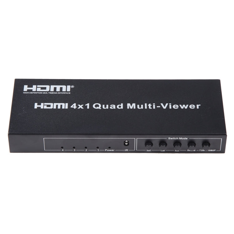 4 in 1 uscita HDMI Quad Multi-viewer con commutatore senza interruzioni, spina europea, 4 x 1, EU Plug, 4 x 1, AU Plug, 4 x 1, UK Plug, 4 x 1, US Plug