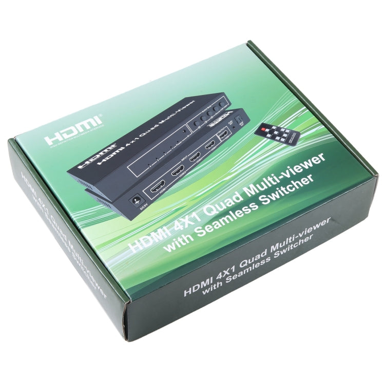 4 in 1 uscita HDMI Quad Multi-viewer con commutatore senza interruzioni, spina europea, 4 x 1, EU Plug, 4 x 1, AU Plug, 4 x 1, UK Plug, 4 x 1, US Plug