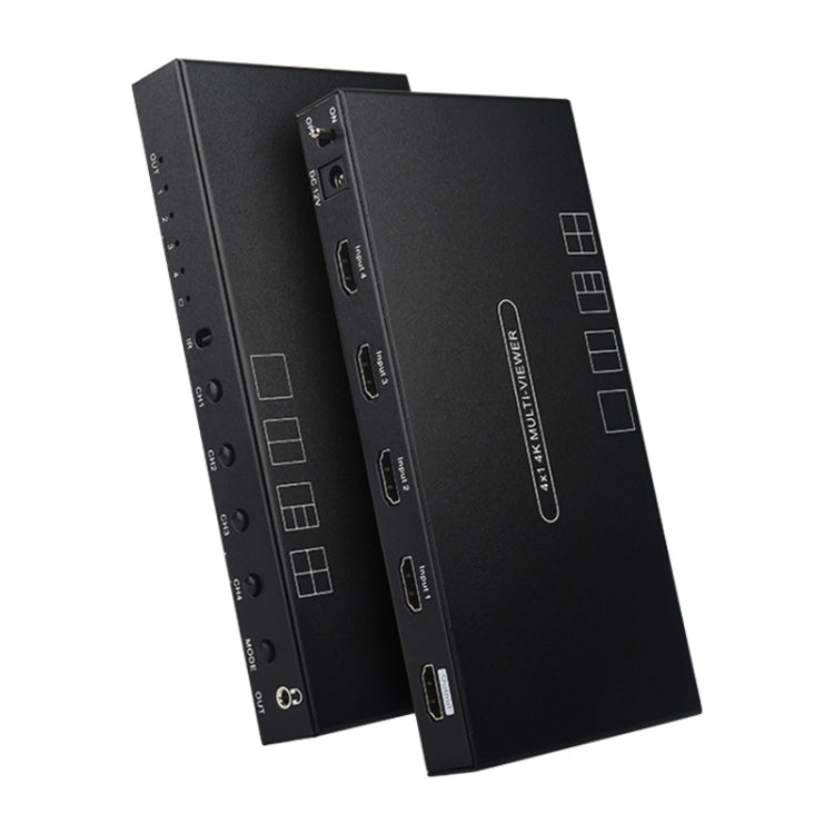 Measy MV4341 4K 30Hz 4 ingressi 1 uscita HDMI Quad Screen Splitter, tipo di spina: spina americana, US Plug