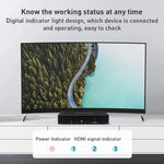 Commutatore HDMI 4K 60Hz 3 ingressi 1 uscita con telecomando