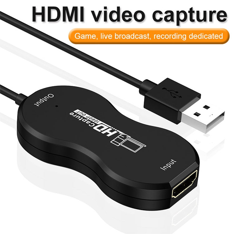 USB 2.0 to HDMI HD Game Live Recording Monitoring Capture