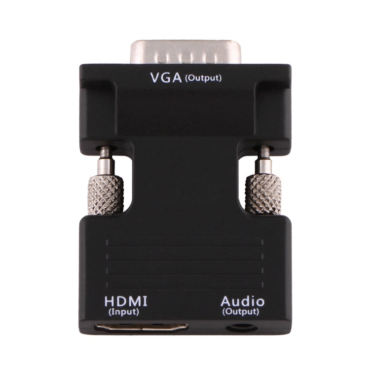 Convertitore HDMI femmina a VGA maschio con adattatore di uscita audio per proiettore, monitor, TV, HDMI to VGA+Audio