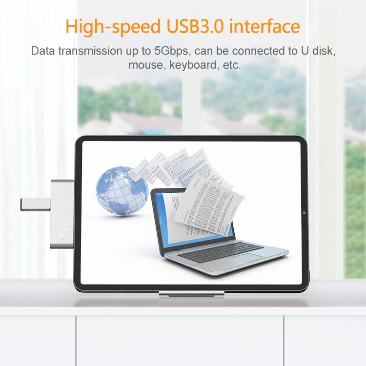 Adattatore HUB 4 in 1 USB-C Type-C per iPad Pro
