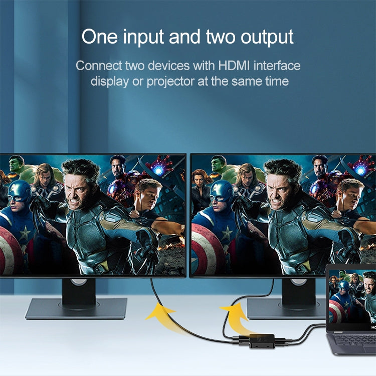 Splitter amplificatore Mini HDMI 1x2, supporto 3D e 4K x 2K